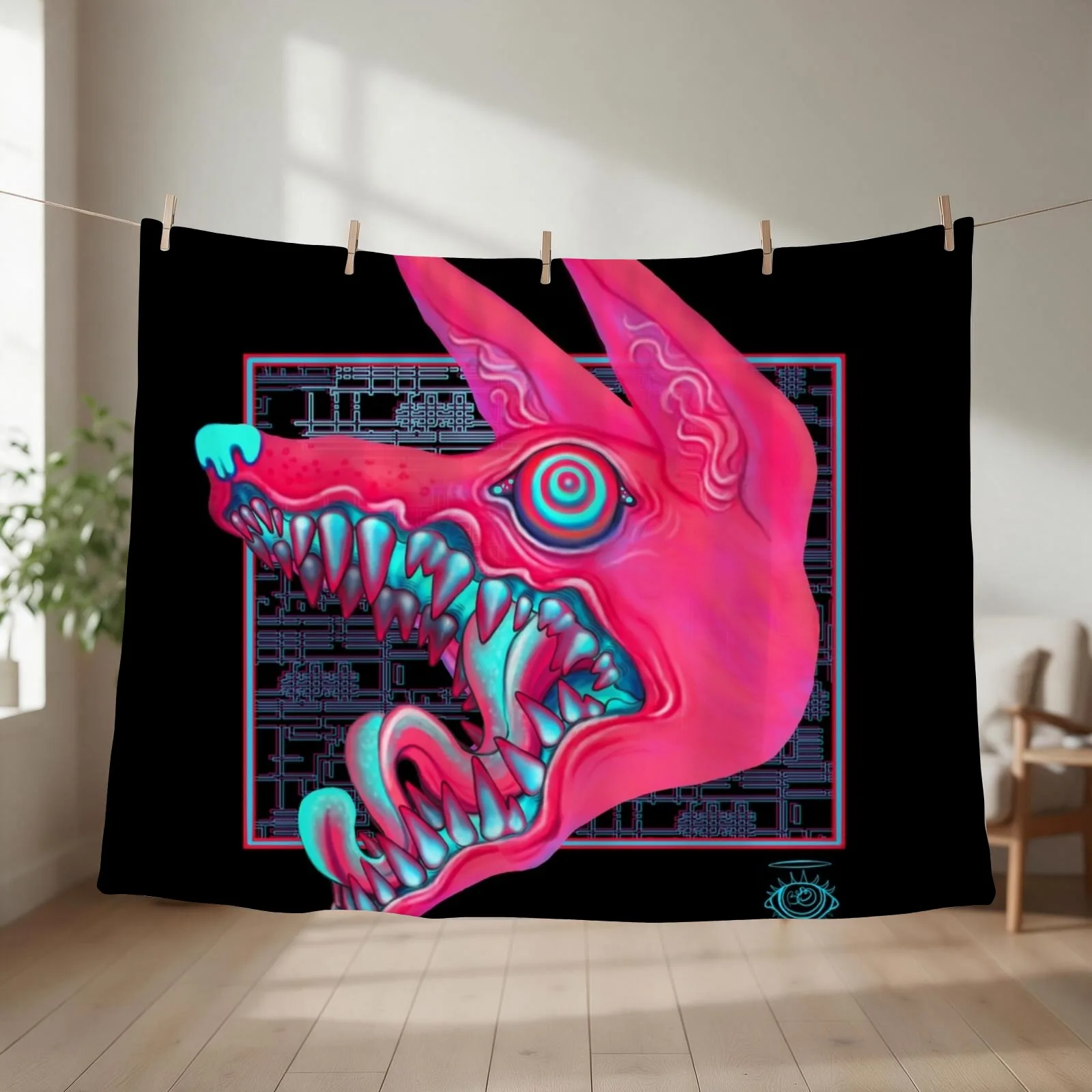 Canines Throw Blanket Luxury Designer Warm warm winter Extra Large Throw Blankets