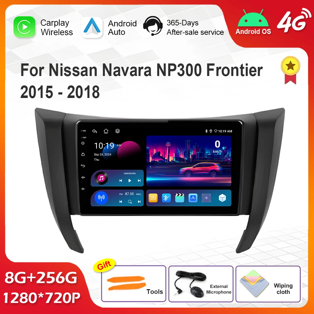 

for Nissan Navara NP300 Frontier 2015 - 2018 Android OS Car Radio Multimedia Video Player 4G GPS Navi WiFi IPS Touch Screen BT