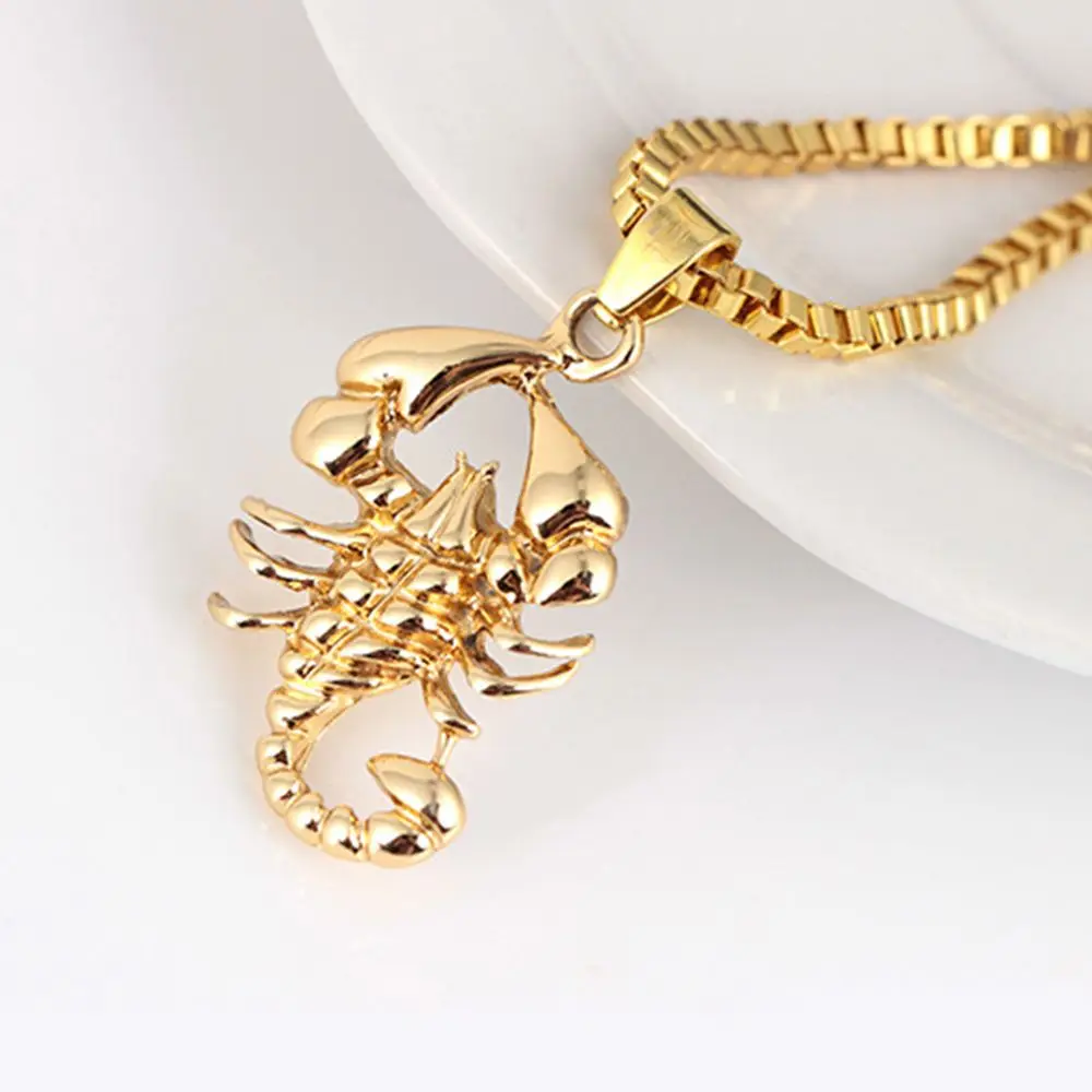 

Personality Accessories Scorpion Pendant Hip Hop Necklace Scorpion Necklace
