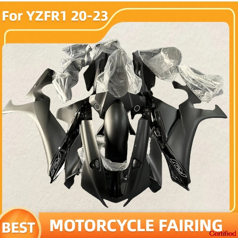 YZFR1 2020 2021 2022 2023 For YAMAHA YZF-R1 20-23 ABS Plastic Injection Motorcycle Fairing Accessories  Matte Black