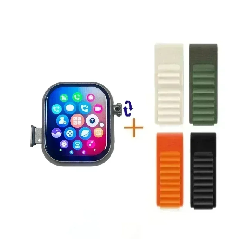 Android Smartwatch with 180° Rotating Camera & SIM Card Slot