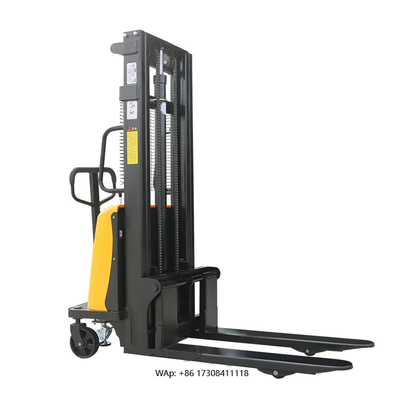 

Electrical Lifter Load 1000kg Pallet Truck Electric High Lifter Semi Electric Stacker