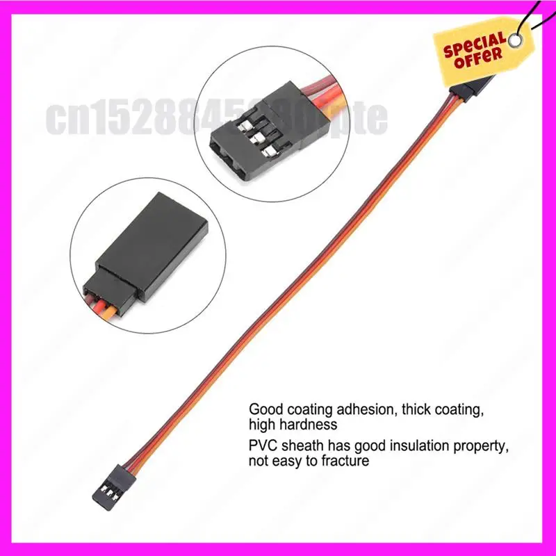 

-ABUB 20 Pieces Of Male-To-Female Servo Extension Cords For RC Futaba's JR Remote Servo Extension Cord Wire And Cable (500 Mm)