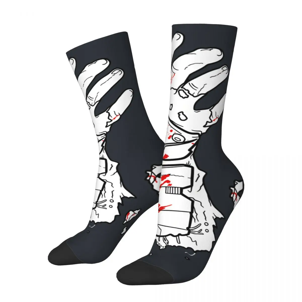 Isaac Blood Men's Socks Vintage Harajuku Dead Space Street Style Novelty Casual Crew Sock