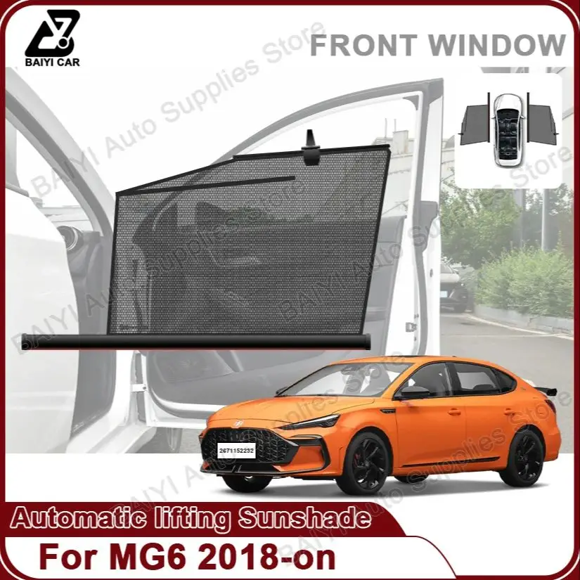 

Front window sunshade For MG6 2018-on Car sunshade Auto lifting curtains Sun protection and shading accessories for car interior