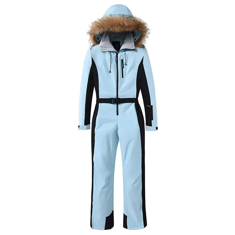 Women\'s Winter Outdoor 2025 New Ski Suits Warm Breathable Windproof Waterproof Skiing Sets Snowboarding One-piece Jumpsuits