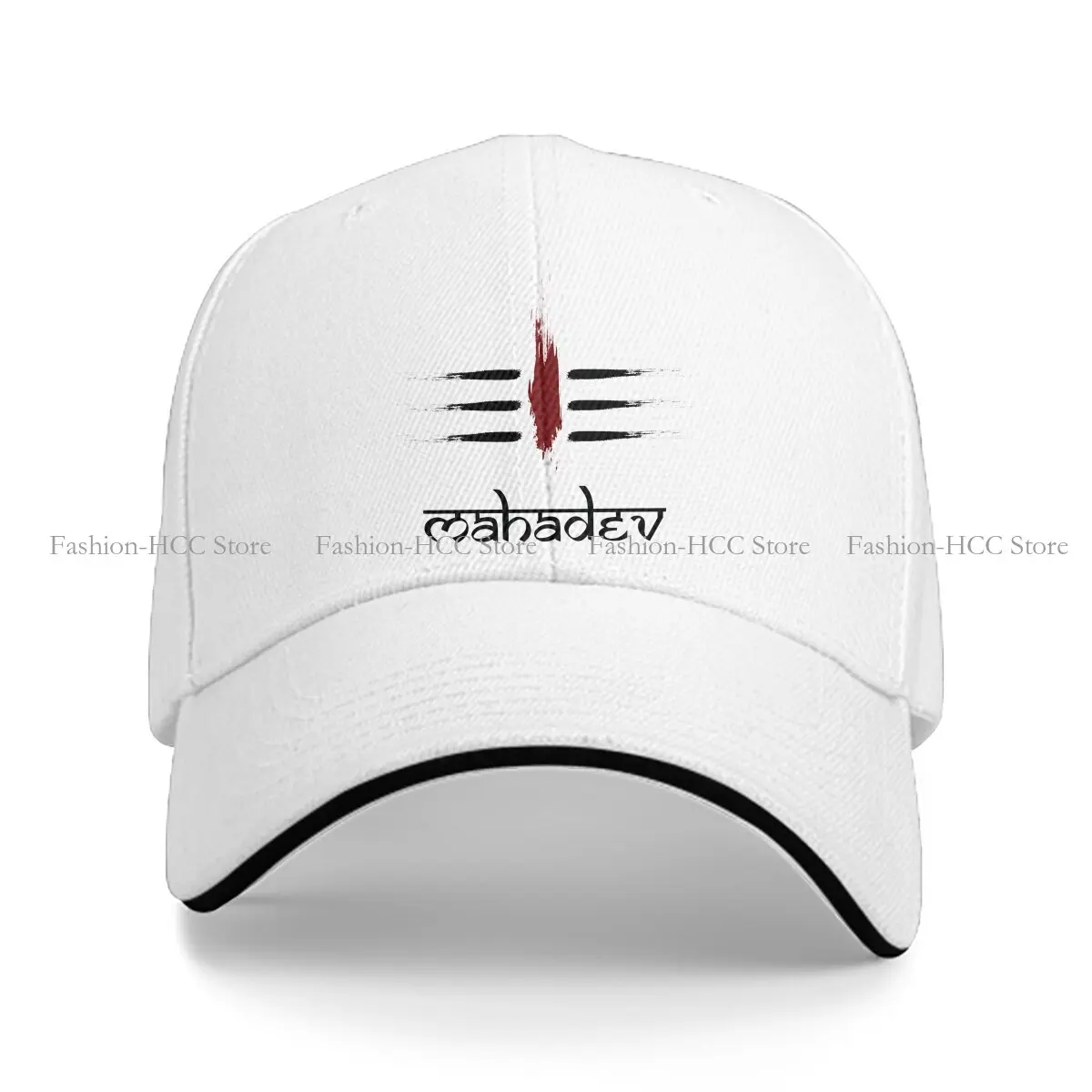 Jai Mahadev-Casquette de baseball à visière pour homme et femme, couvre-chef solide avec inscription Lord Shiva India God Sun Shade