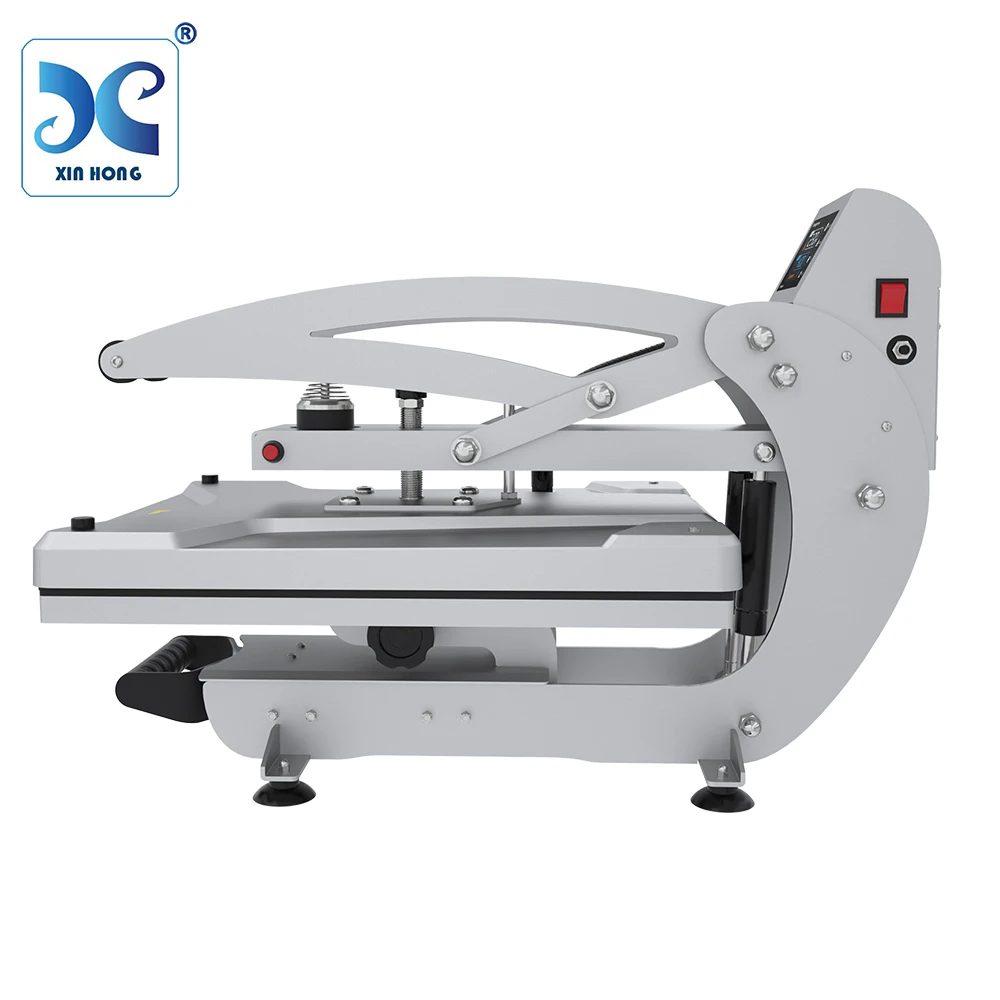 Pressa di calore per magliette a sublimazione semiautomatica economica di prima qualità in vendita