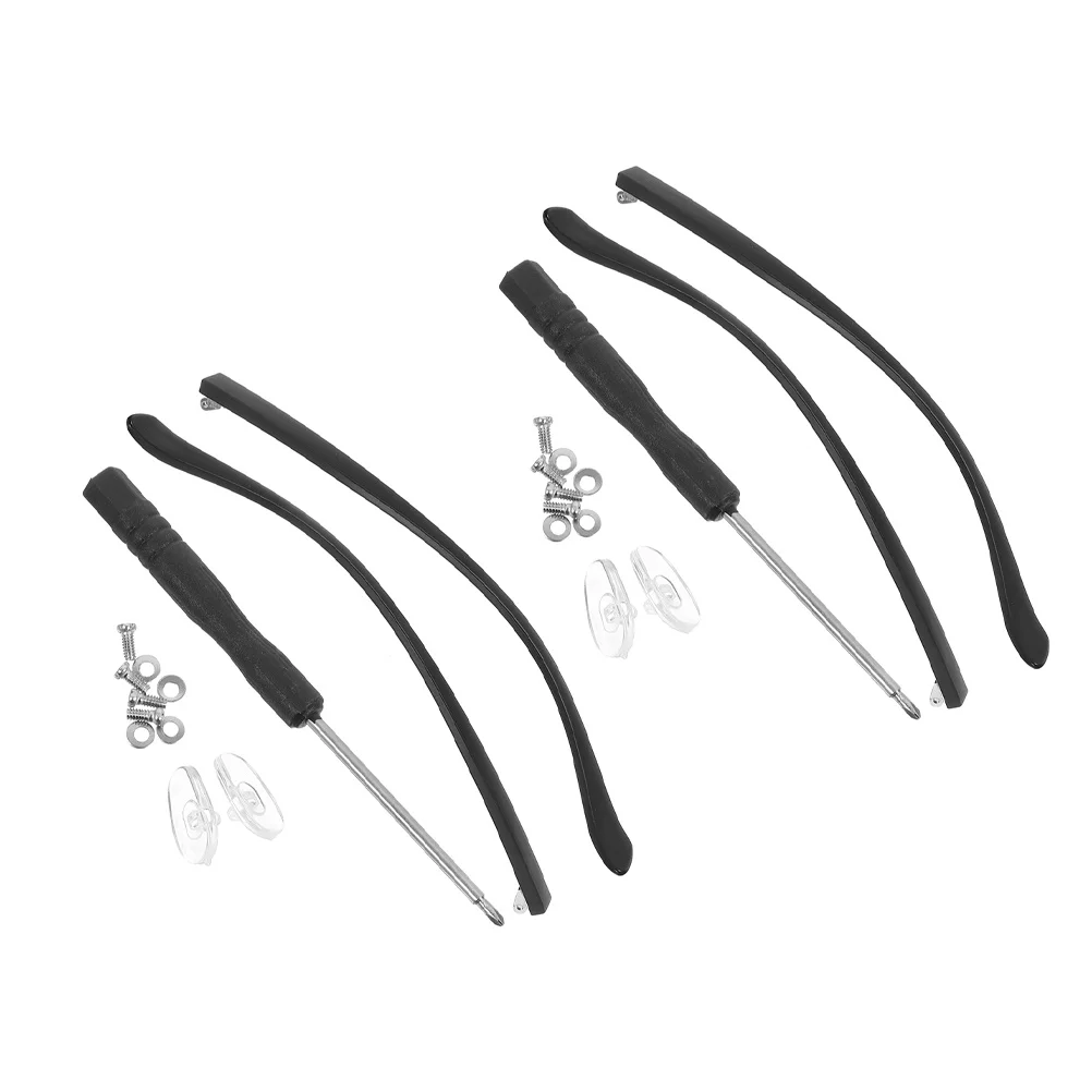

Glasses Repair Kit Tr90 Replacement Temples Eyeglass Screws Nose Pads Screwdrivers Durable Universal Eyewear Maintenance