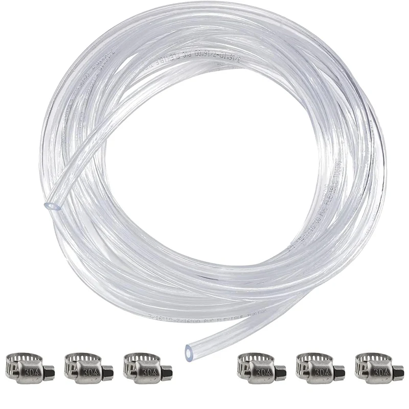 5M Clear Vinyl Tubing - 3/16