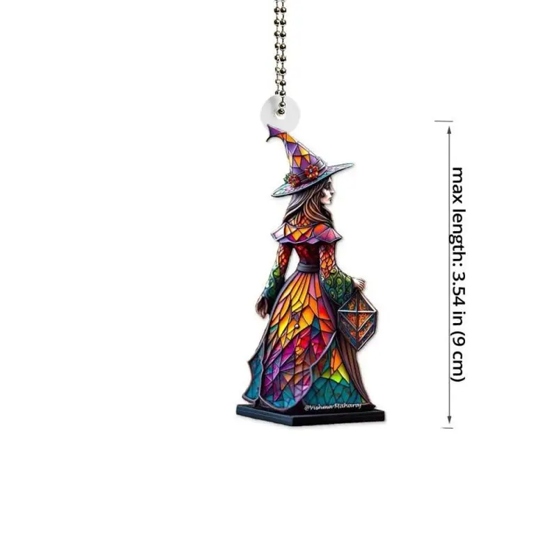 Halloween Car Witch Festival Witch Statue Hanging Doll DIY Decoration Pendant Party Haunted House Decoration Props