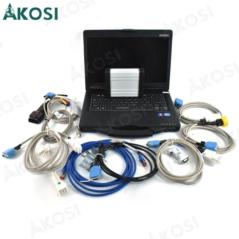 For ZF-Testman ZF TESTMAN EHPS DPA06 DIAGNOSTIC TOOL Servolectric With Cables Car Transmission+CF53 Laptop