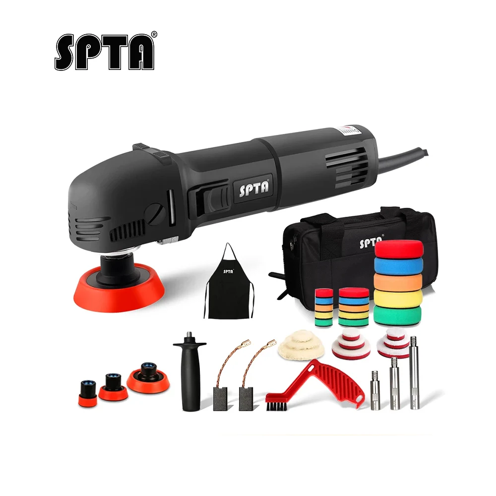 SPTA 3 "Polieren Maschine Mini Auto Polierer Hause DIY Auto Micro Rotary Polierer mit 29 stücke Auto Polieren Pad set