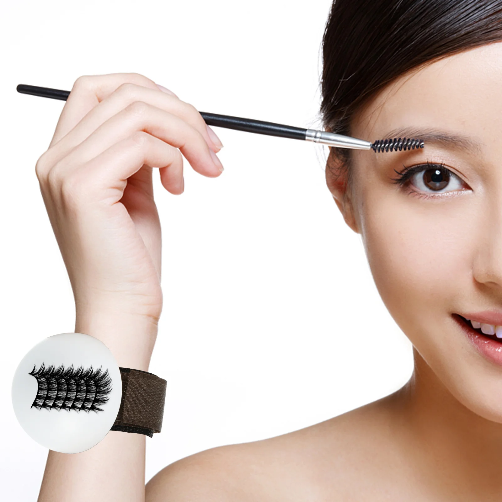 

Eyelash Extension Pallet Adjustable Strap Lightweight Lash Extension Holder Tray Comfortable Lash Wrist Pallet Eyelash Grafting