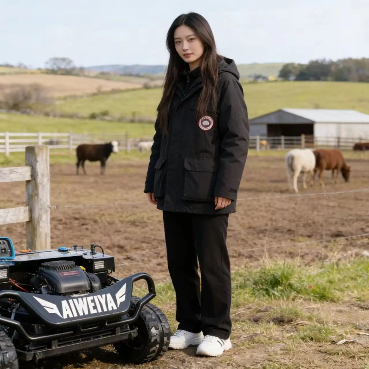 

Customized cheap Farm, Manor, Household petrol powered four stroke self-propelled lawn mower tool DIY cordless lawn mower