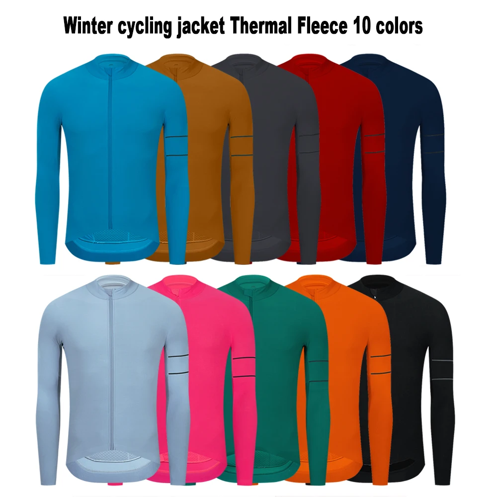 YKYWBIKE Cycling Jacket Autumn Long Sleeve Jersey Bike Clothes Thermal Fleece MTB Bicycle Clothing Jersey  Colorsful 사이클링