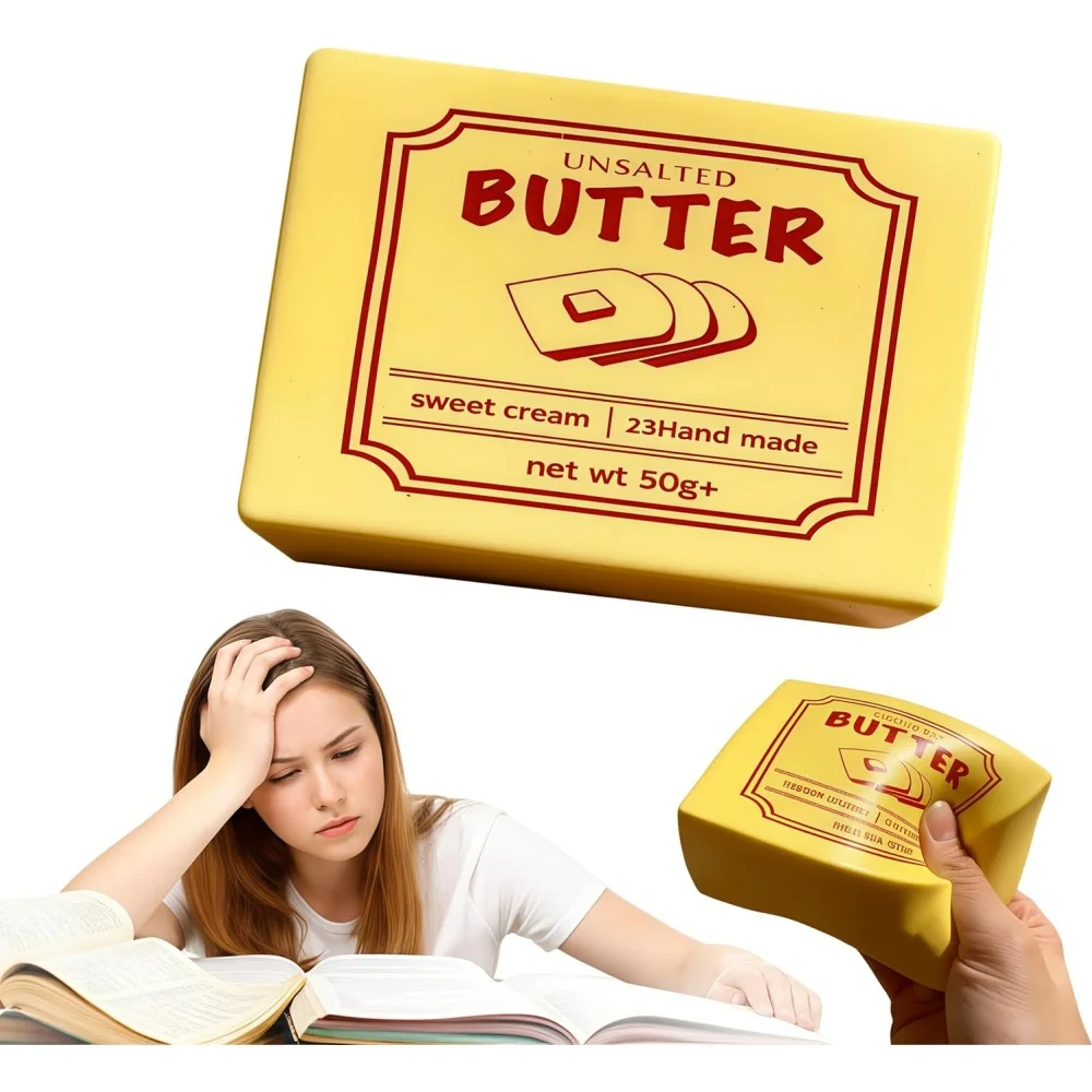 

Мягкая игрушка-антистресс «Масляный хлеб»: вирусный хит, медленно восстанавливающий форму, милый, реалистичный, для снятия тревоги и стресса