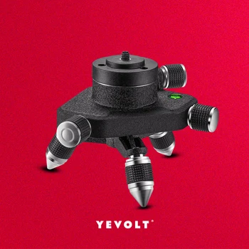 YEVOLT YVLLFTRB360 360° rotating base adjustable rotation laser level Metal Tripod bracket for fine adjustment