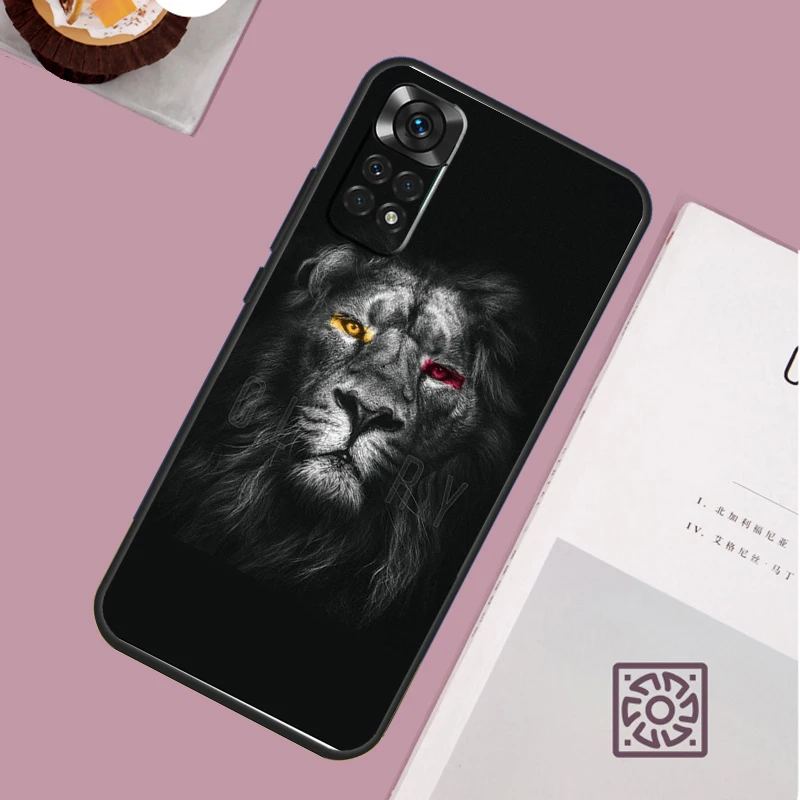 Ferocious Lion Phone Case For Xiaomi Redmi Note 13 12 12S 12C 13C 10 10C 9 9C 10S 11S 11 Pro Soft Cover