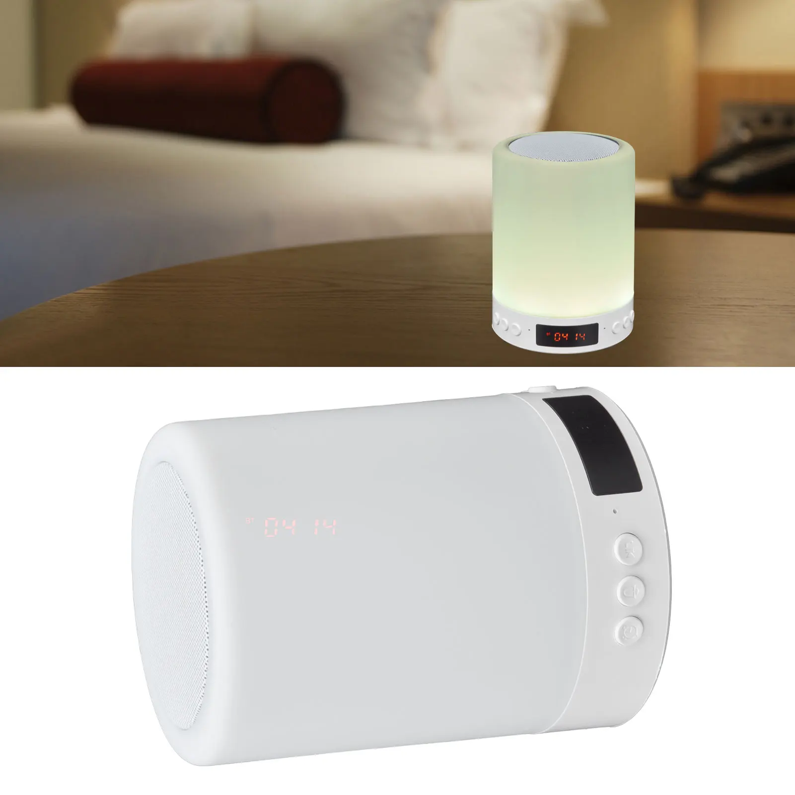 Night Light Bluetooth Speaker Compact Device with Rich Sound Quality High Quality Bluetooth Speaker for Outdoor Camping