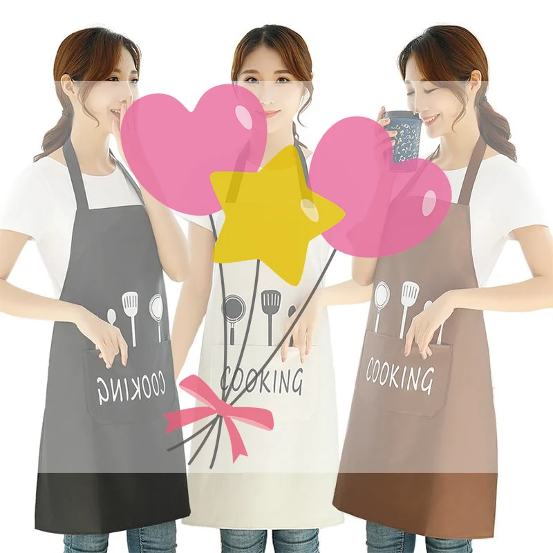 Cotto Linen Striped Apron With Thin Cotton Fabric Waistband For Stain Oil Resistance Coffee Overalls Apron Kitchen Accessories