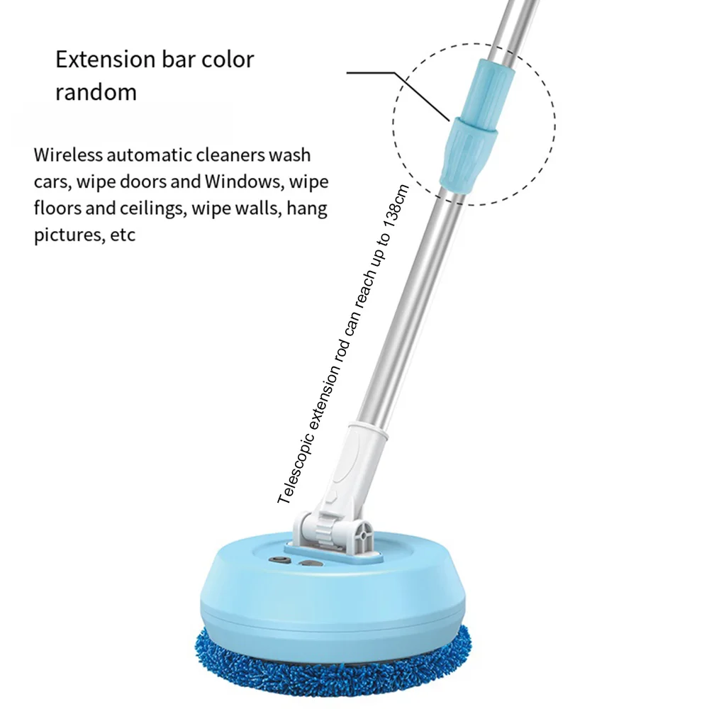 Household Wireless Electric Mop Automatic Spin Mop Sweeper Cleaning Glass Ceiling, Doors, Windows Car Washing Tools