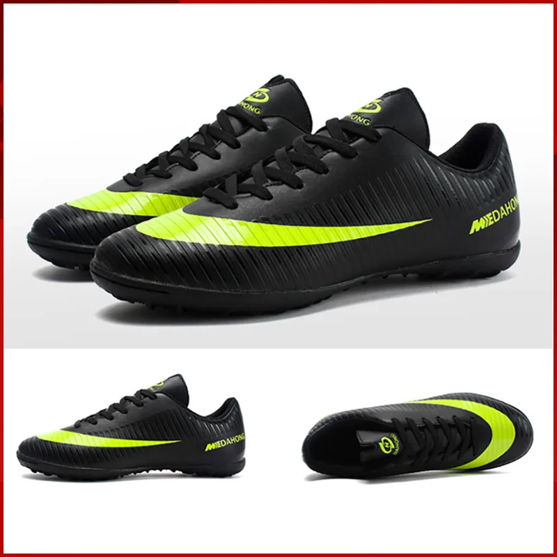 Children Small Size 32 33 Soccer Shoes No Spikes Low Cut Training Cleats Ultimate TF Football Boots Adult Outdoor Sneakers