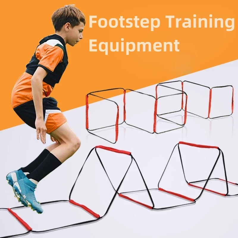 Butterfly Agile Ladder Ball Sports Training Ladder Household Fixed Rope Ladder Footstep Training Multi functional Equipment