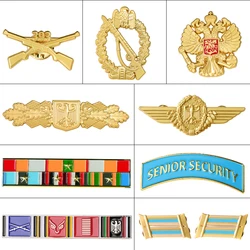 Metal Badge Collar Badge Seawoman Uniform Accessories Captain Shoulder Badge Captain Ship Sailor Workwear Costumes Badges