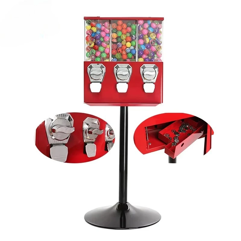 

Candy three-headed capsule toy vending machine