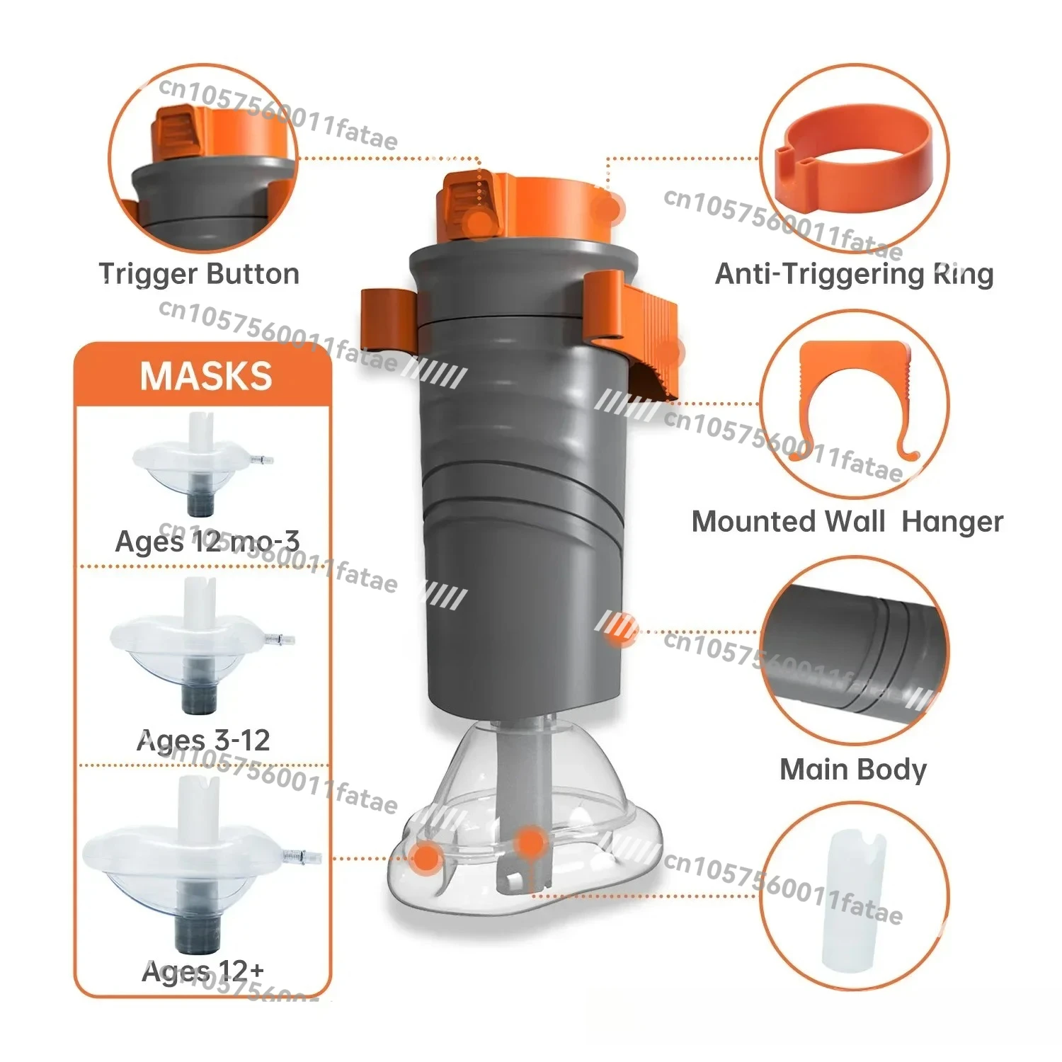 

Rescue Anti Choking Device ，aiway Throat Obstruction Blockage Removal Manual Suction