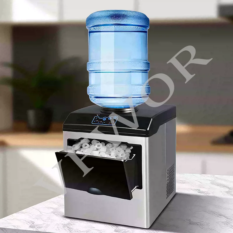 Household Commerical Household Automatic Countertop Portable Small Mini Ice Cube Maker Machine for Home Automatic Cleaning