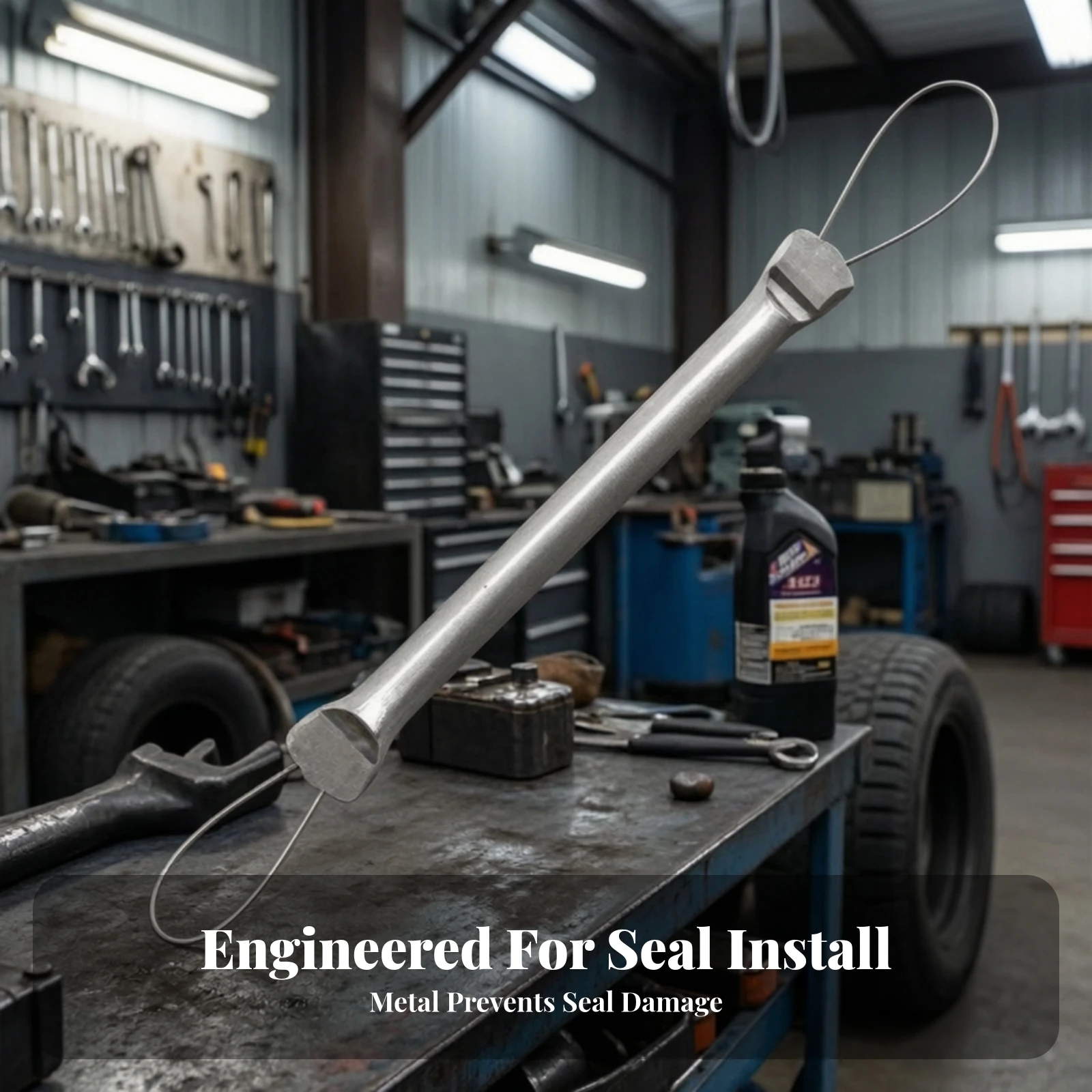 OEM J-26744-A Seal Tool Aluminum Universal Lip Seal Installation Tool Sturdy High Strength for Drivetrain Technicians
