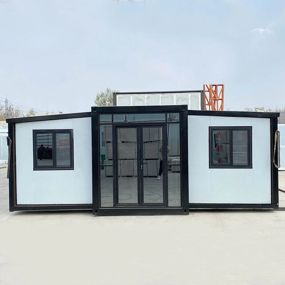 Easy Folding 20 Ft Prefab Container Expandable House Light Steel Folding Prefabricated Home Villa