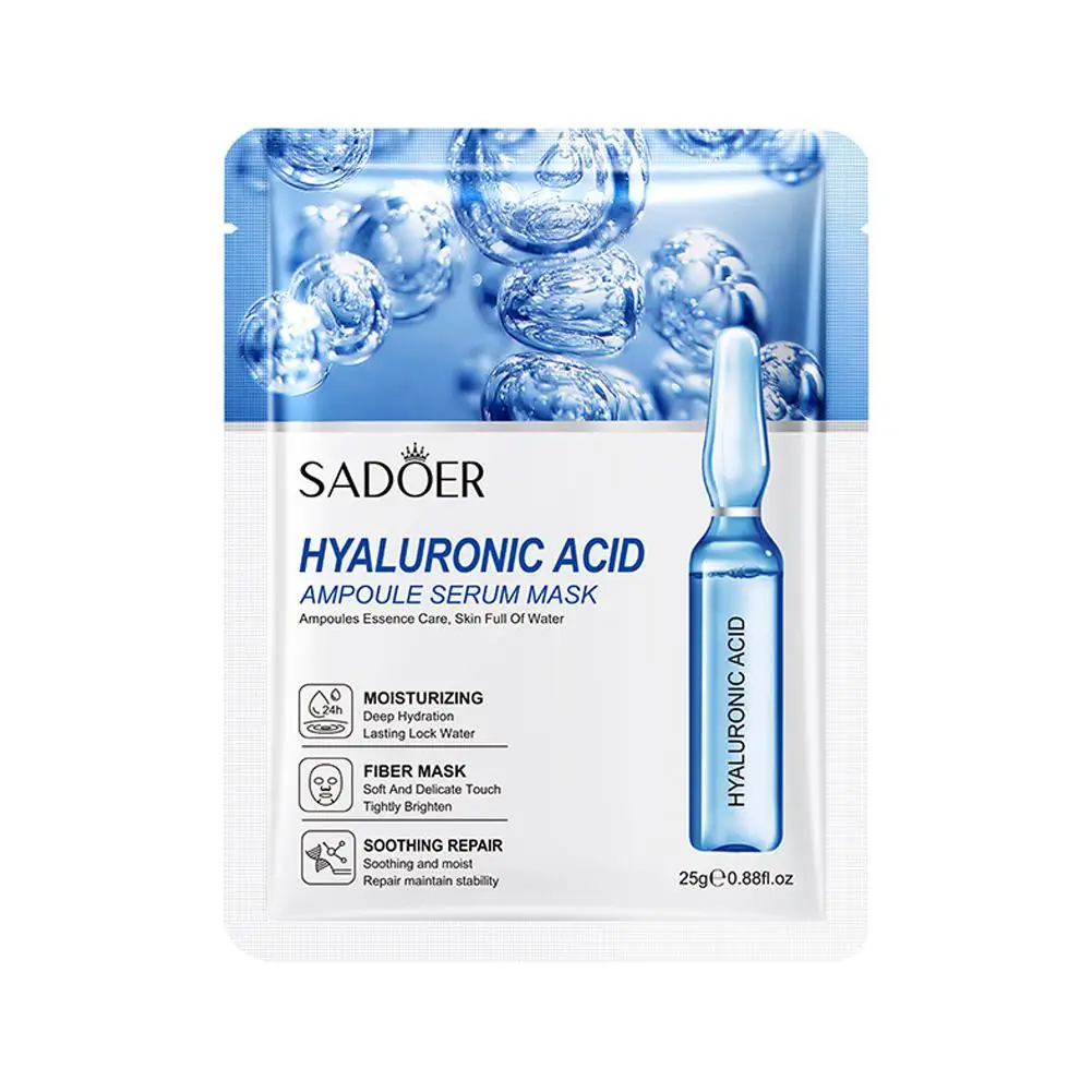 Hyaluronic Acid Facial Masks Face Skincare Firming Moisturizing Face Facial Products Care Hydrating Skin Mask Z9J9