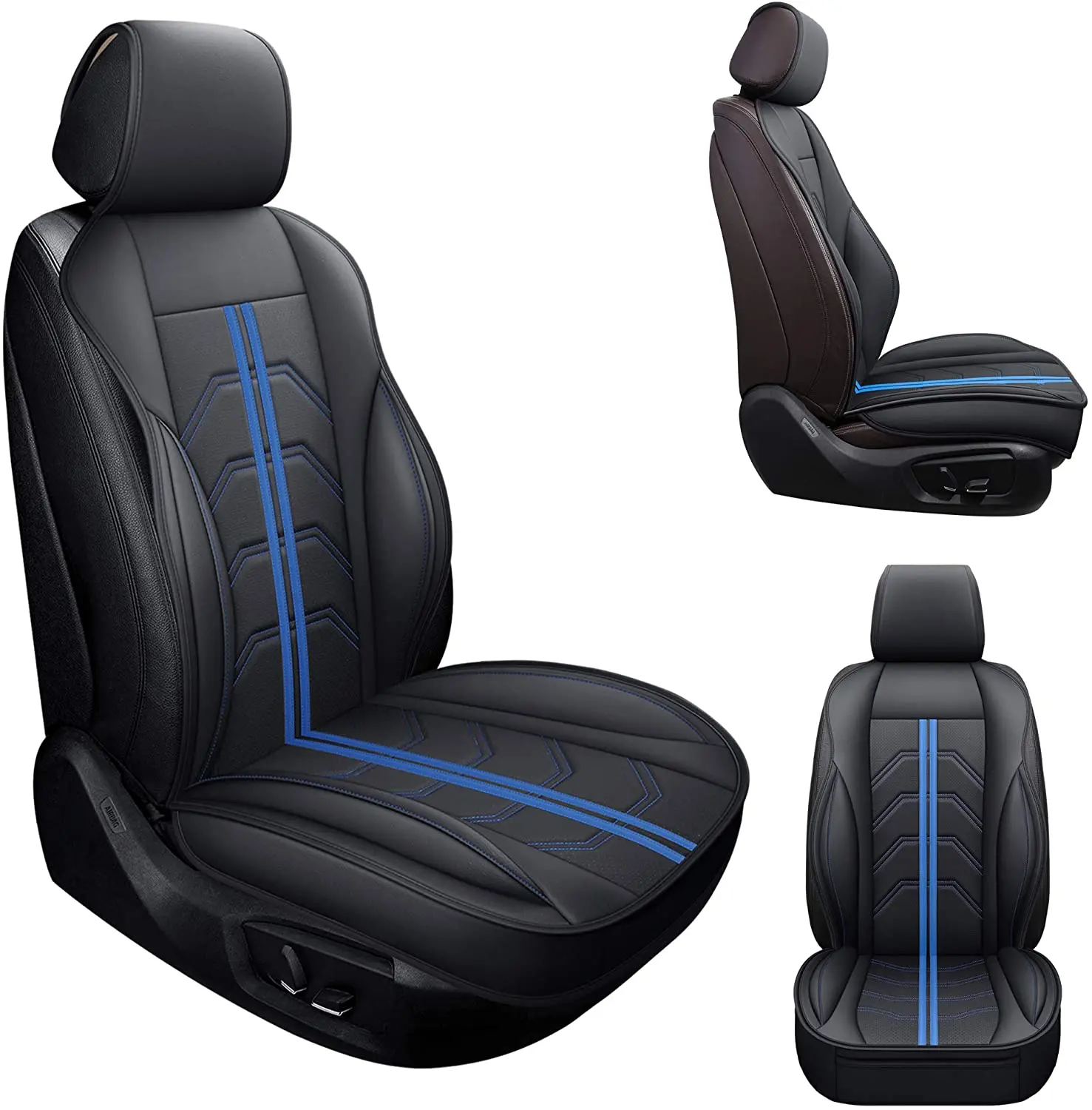 Hot Sale Leather Luxury Seat Cover Waterproof Seat Protector Airbag Free for Universal Car Seat