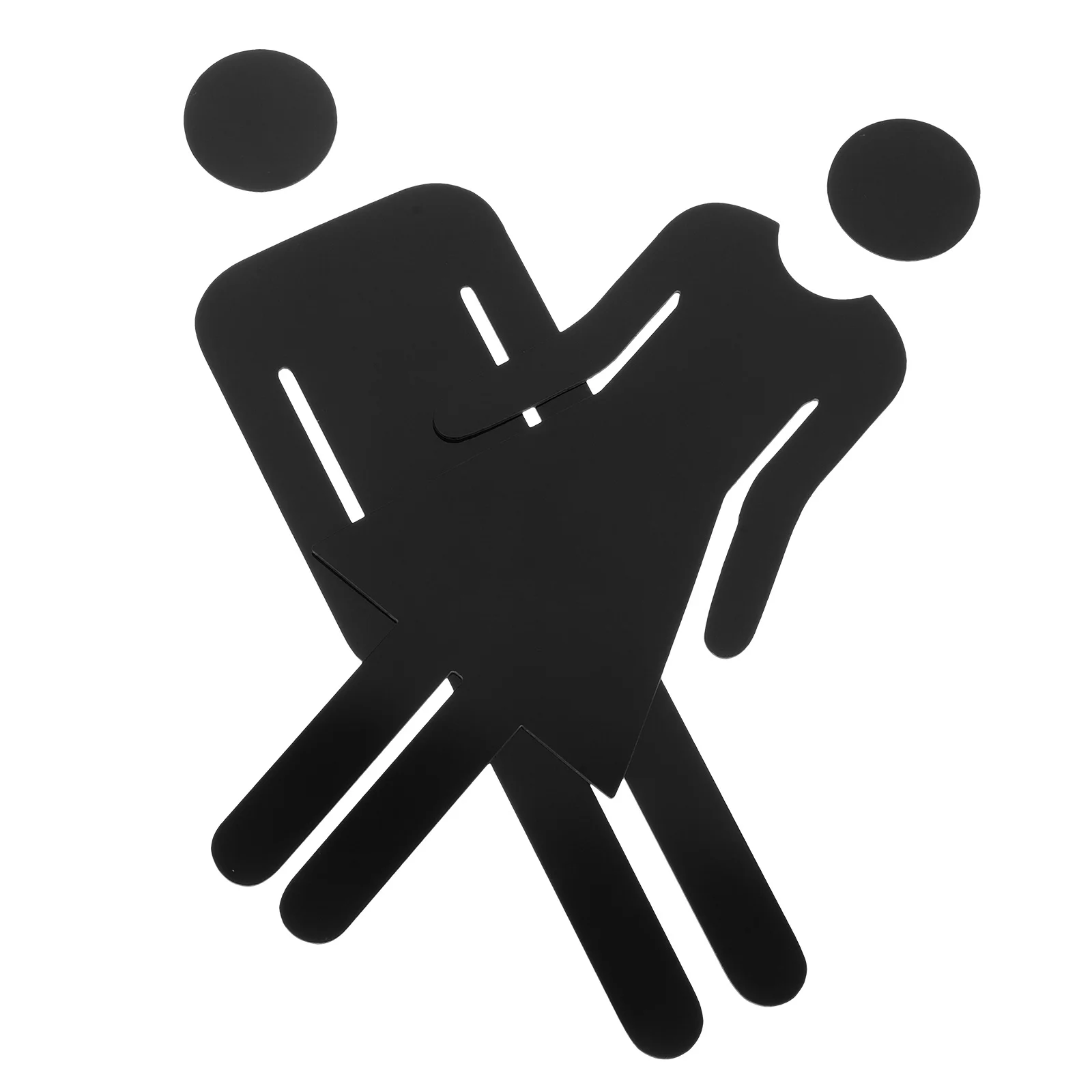 

2Pcs Toilet Sign Acrylic Bathroom Identification Washroom Decoration Restroom Signs for Door Business Home Office