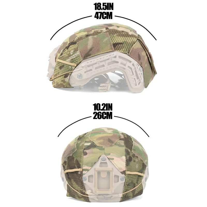 Dmgear CAIMAN Helmet Cover Mesh Size XL SF Helmet Airsoft Hunting Accessory Outdoor Equipments Hunt Tactical Protective Gear