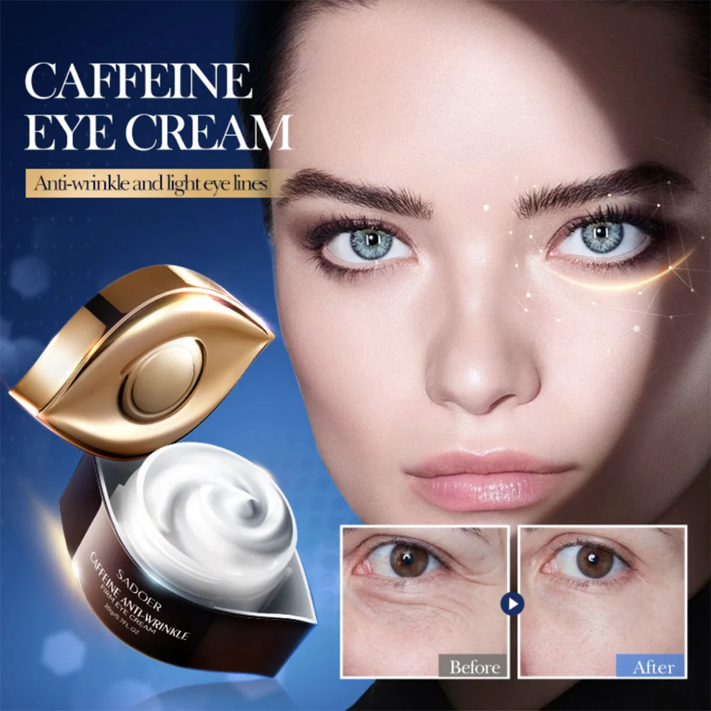 

Caffeine Eye Cream Ojeras Eliminacion Dark Circles Remover Anti Cerne Age Crema Para Ojos Antiarrugas Krem Pod Oczy Augencreme