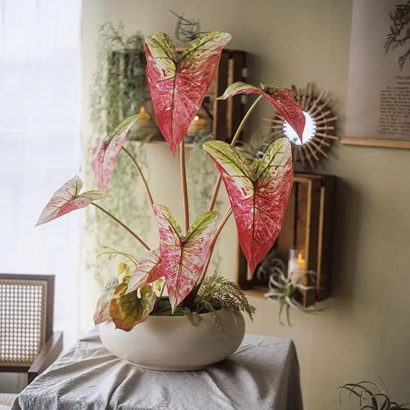 

Pepper mint artificial flower, high-end living room fake plant ornament