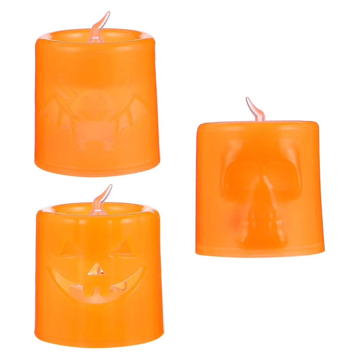 

6Pcs Halloween Lights Durable Plastic Lamps for Home Party Christmas Thanksgiving Festive Decor Light