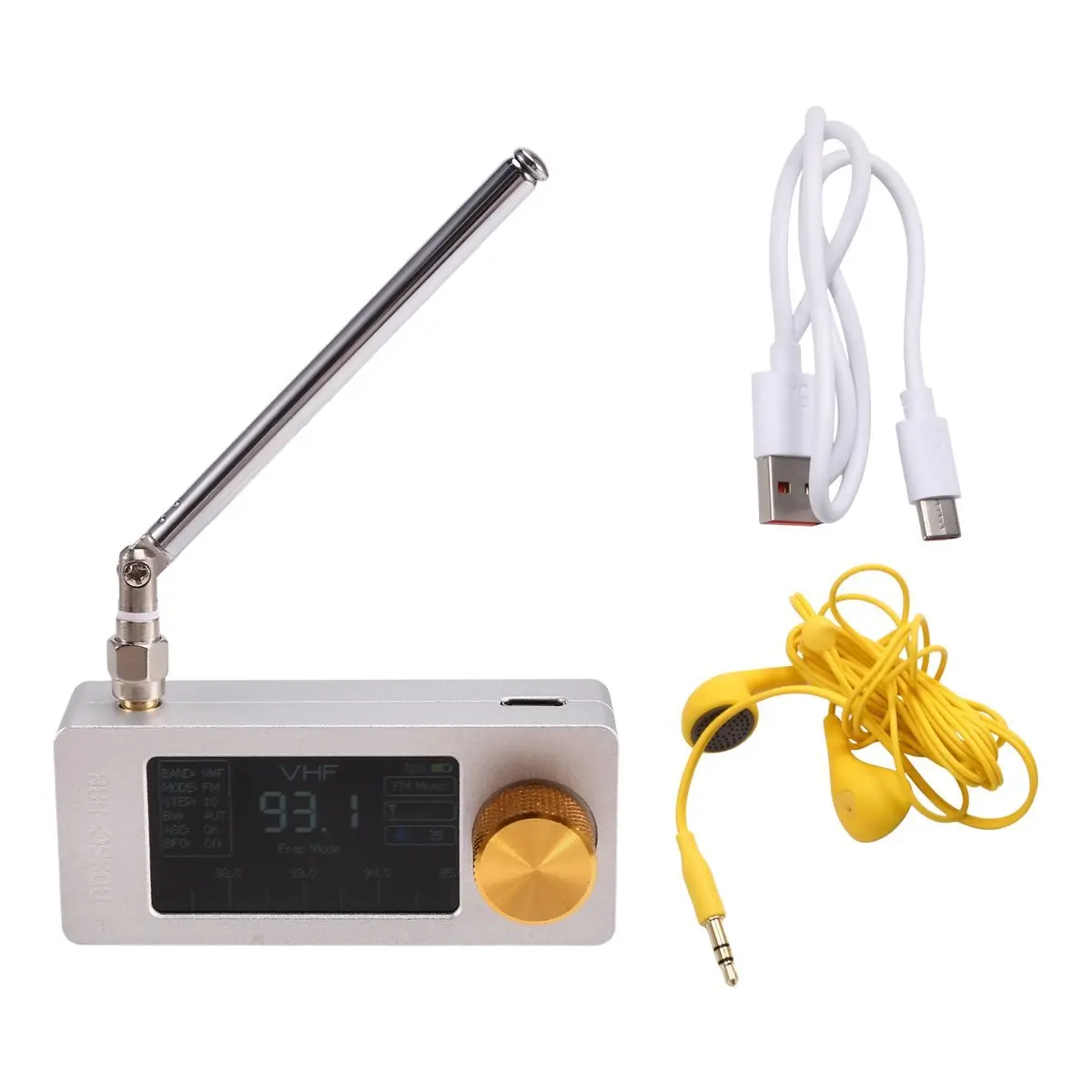 Happy New-  BD3CS-588 SI4732 Radio --N16R8 WiFi+Bluetooth 5.0 1.9inch Color Display Full-Band Supports AM/FM/SW/RDS Modes