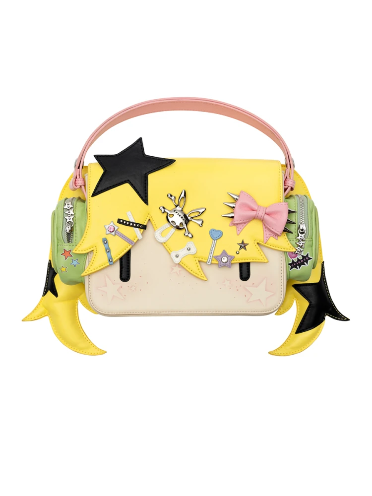 

CFIERCE Сумка через плечо для девочек с наушниками Sweet Cool Sle Magnetic Bule Повседневная сумка с мультяшным узором