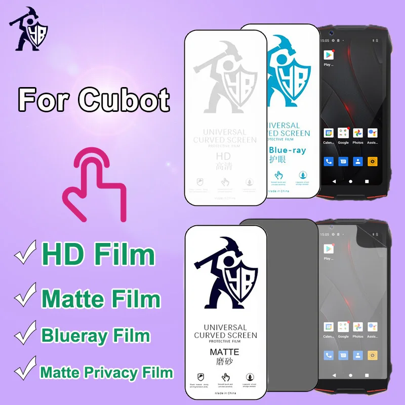 Hydrogel Film For Cubot X20 X30 X50 Cubot King Kong 7 6 5 HD Matte Screen Protector For Cubot King Kong Mini 3 2 P30 P40 P50 P60