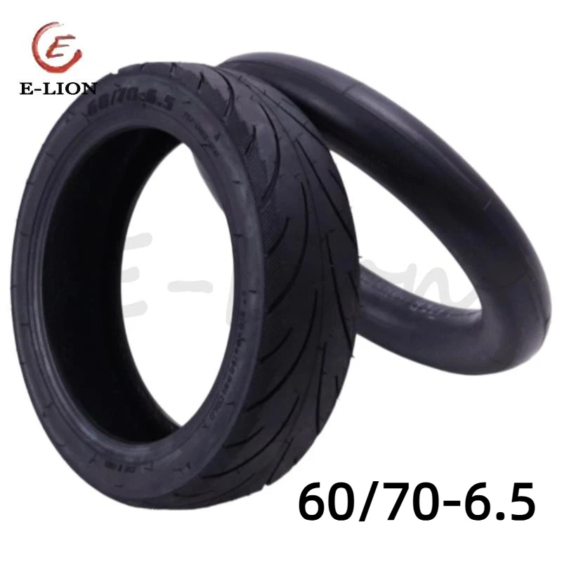 10Inch 60/70-6.5 Outer Tyre for Ninebot Max G30 Electric Scooter Pneumatic Tire 10x2/2.125 Inner Tube with Straight Valve Camera