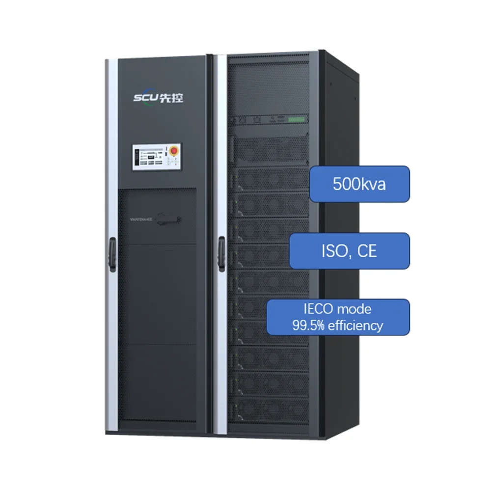 

SCU 30 kva 60 kva 100kva 200kva 300kva 500kva three phases uninterruptible power supply UPS for data center