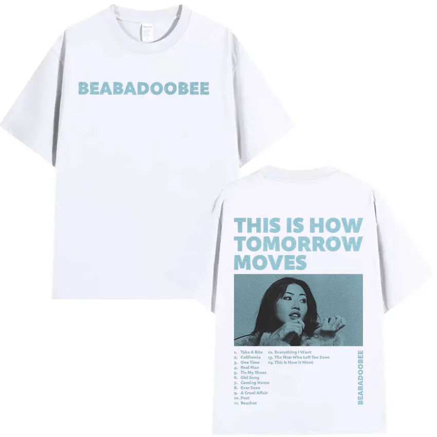 Beabadoobee New Album T Shirt This Is How Tomorrow Moves Tour 2024 T-Shirts Men Women Retro Oversized Cotton T-shirt Streetwear