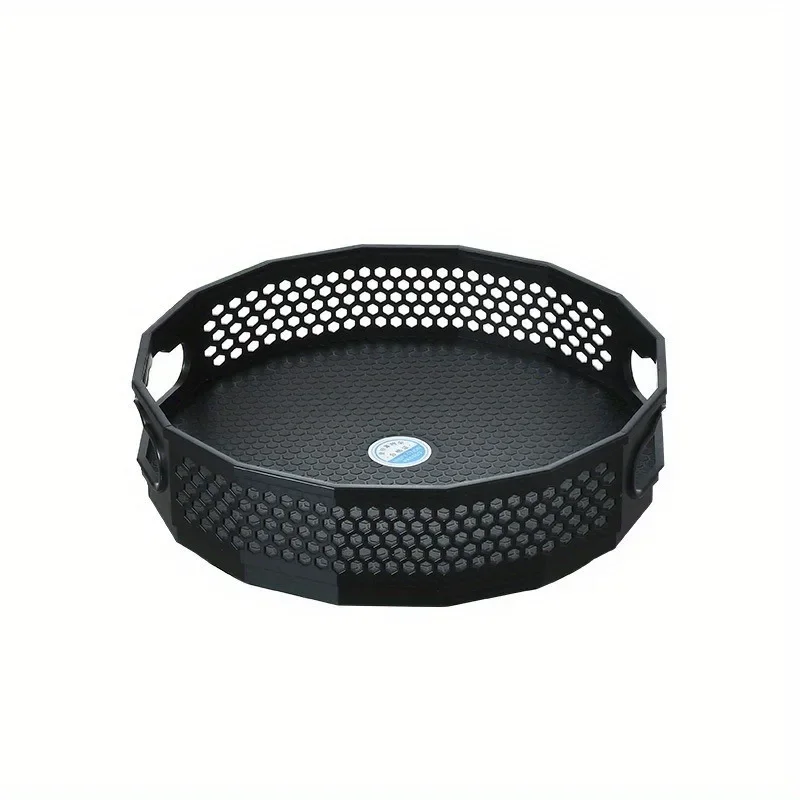 360° Rotating Storage Rack, Kitchen Edibles Oil Seasoning Bottle Storage Tray, Fruit And Vegetable Holder Tray