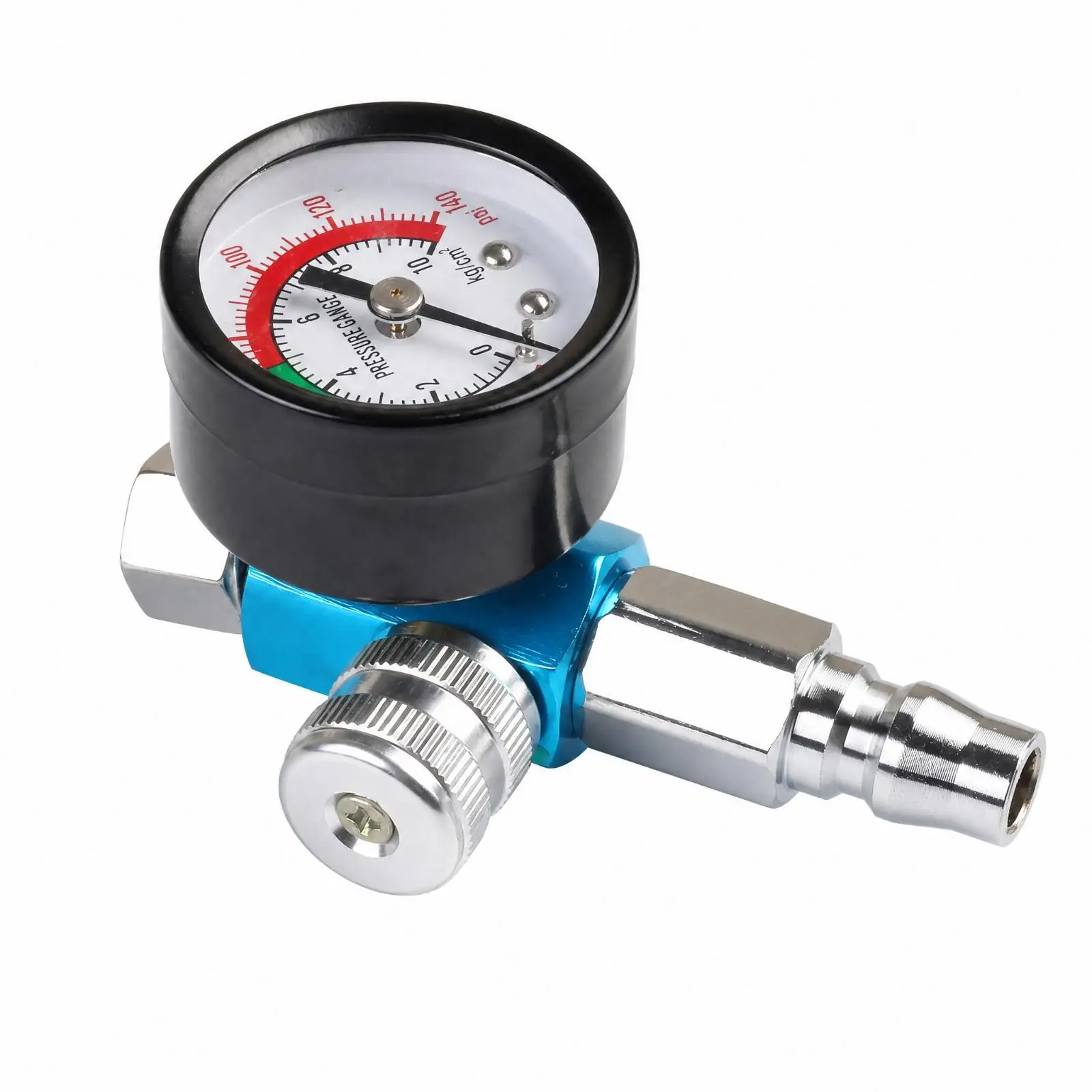 Paint Spray Air Separator with Pressure Gauge for Pneumatic Regulator Portable Compressor Accessory