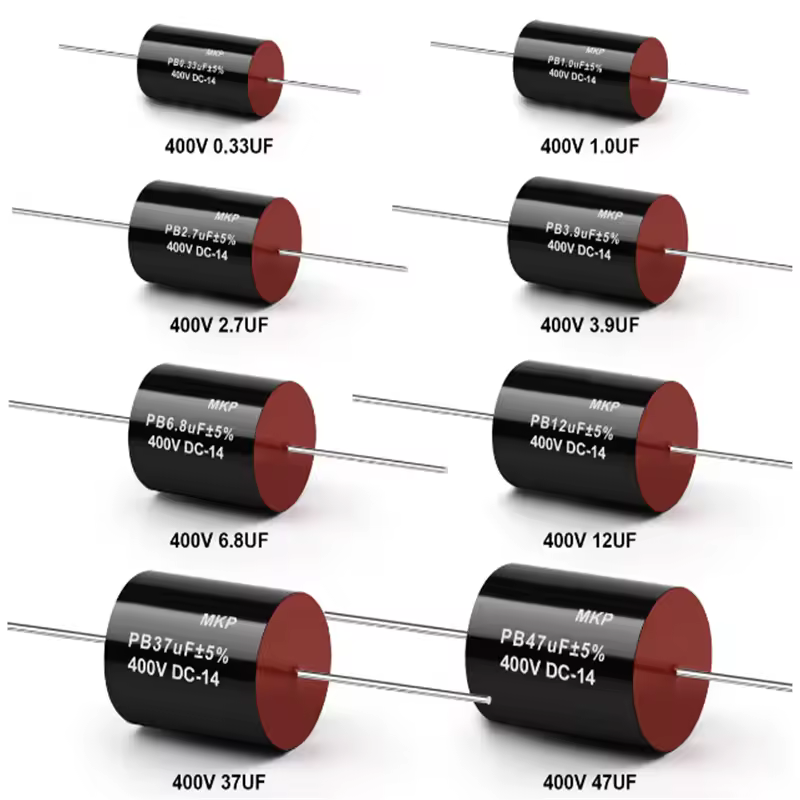 2Pcs MKP Series 400V 0.1uF-47uF Audiophile Frequency-Divided Audio Capacitor Divider 0.1UF 0.22 0.47 1 2.2UF 4.7UF Speaker Audio - Image 2